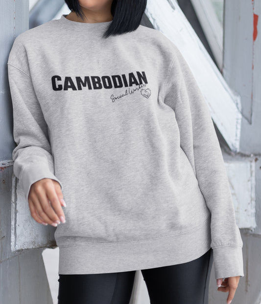 Cambodian Social Worker Crewneck Sweatshirt