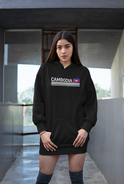 Cambodia Flag Unisex Hoodie