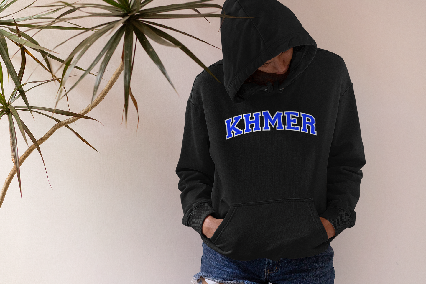 Khmer Black and Blue Collegiate Hoodie