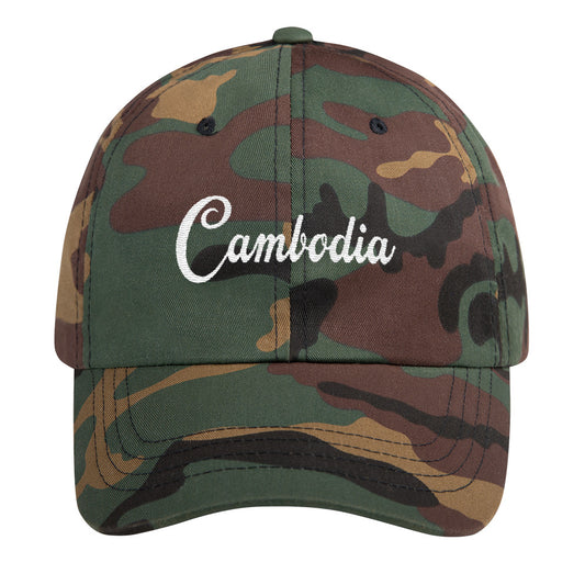 Camo Cambodian Dad Hat