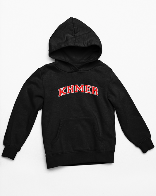 Khmer Black and Red Collegiate Hoodie