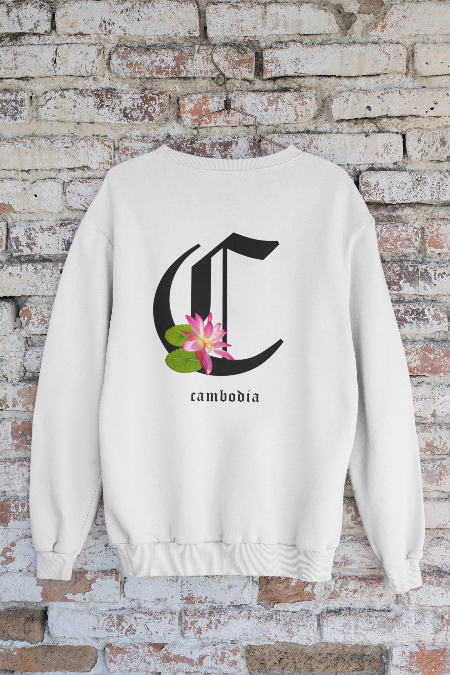 Cambodia Lotus Logo Sweatshirt