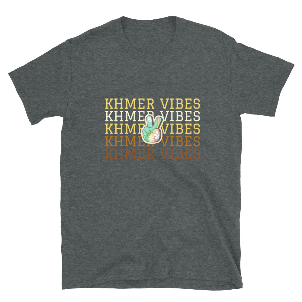 Khmer Vibes Peace Short-Sleeve Unisex T-Shirt