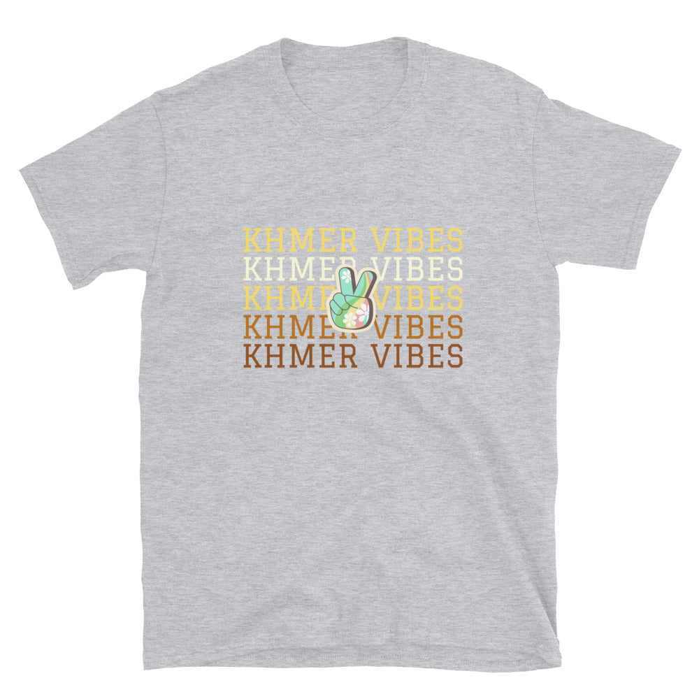 Khmer Vibes Peace Short-Sleeve Unisex T-Shirt