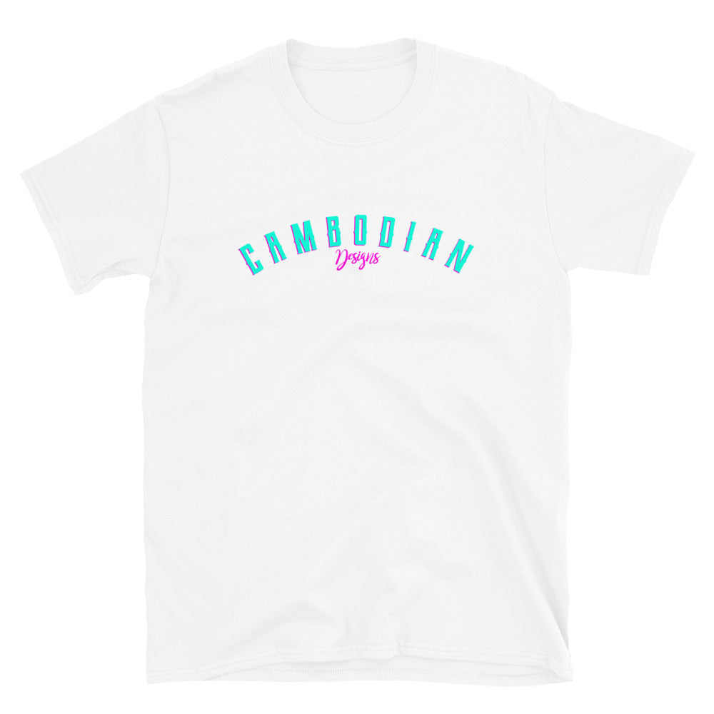 Cambodian Designs Neon Short-Sleeve Unisex T-Shirt