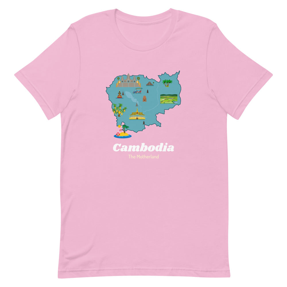 Cambodia The Motherland Short-Sleeve Unisex T-Shirt