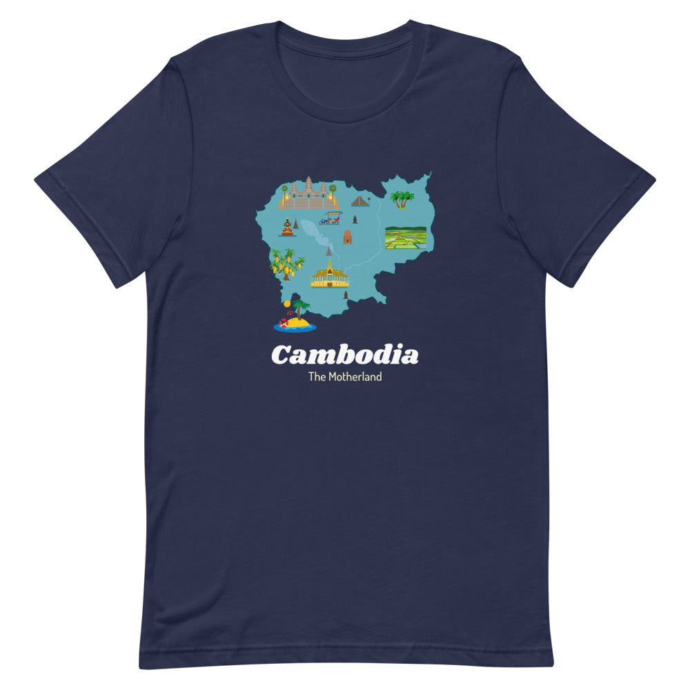 Cambodia The Motherland Short-Sleeve Unisex T-Shirt