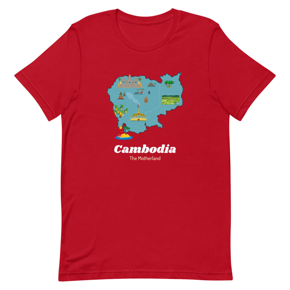 Cambodia The Motherland Short-Sleeve Unisex T-Shirt