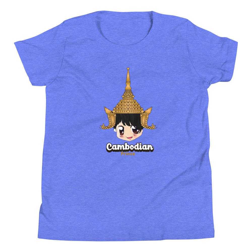 Cambodian Prince Chibi Youth Short Sleeve T-Shirt